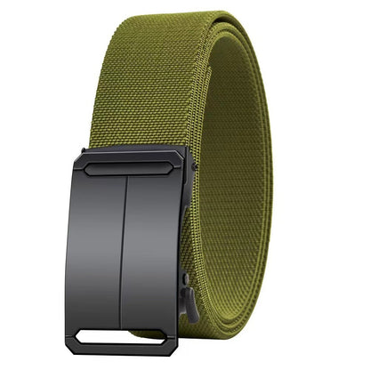 Men's Tactical Nylon Belt: Auto Buckle, Durable & Adjustable