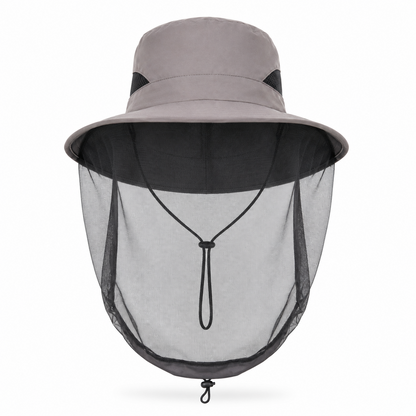 Men's Wide Brim Mosquito Shield Fishing Hat