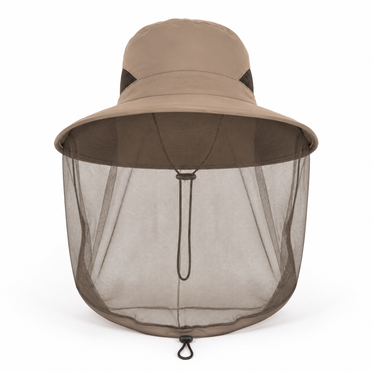 Men's Wide Brim Mosquito Shield Fishing Hat
