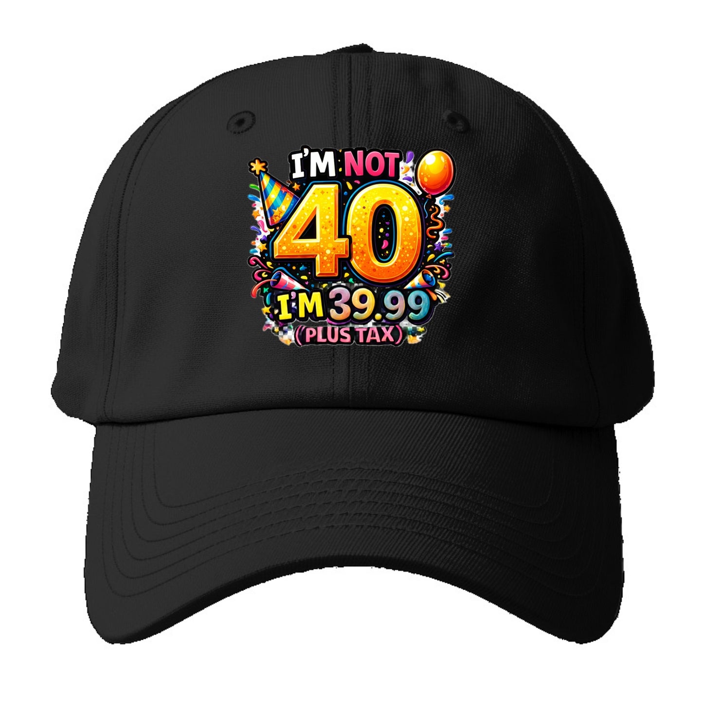 Not 40 Plus Tax - Baseball Cap For Big Heads
