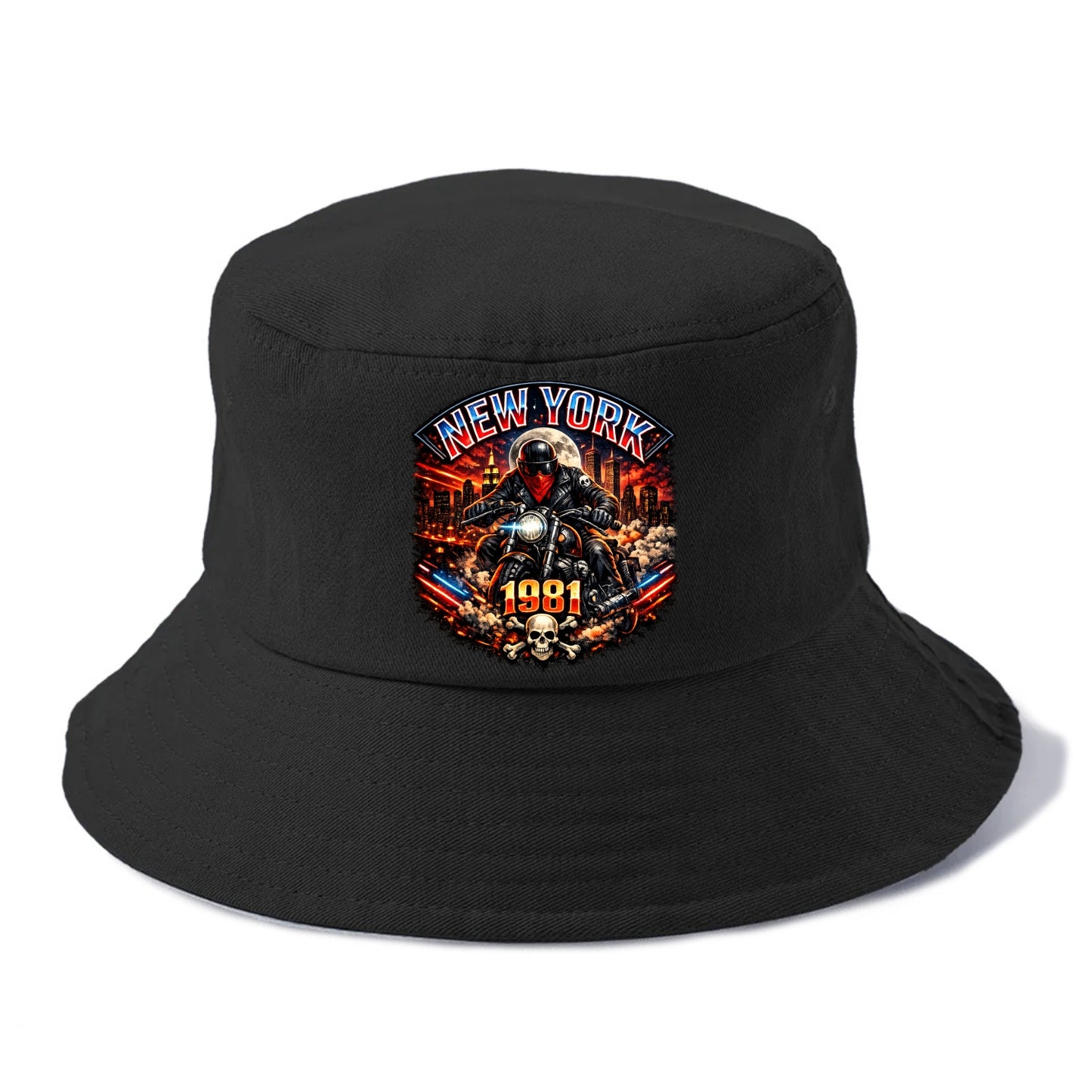New York 1981 Biker - Bucket Hat