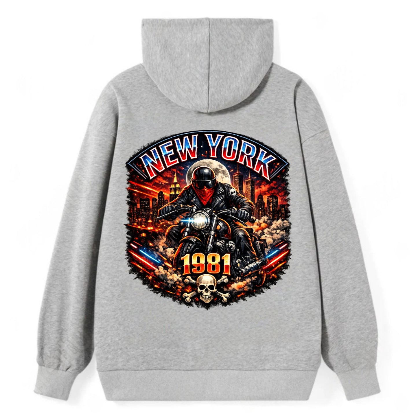 New York 1981 Biker - Classic Pullover Hoodie