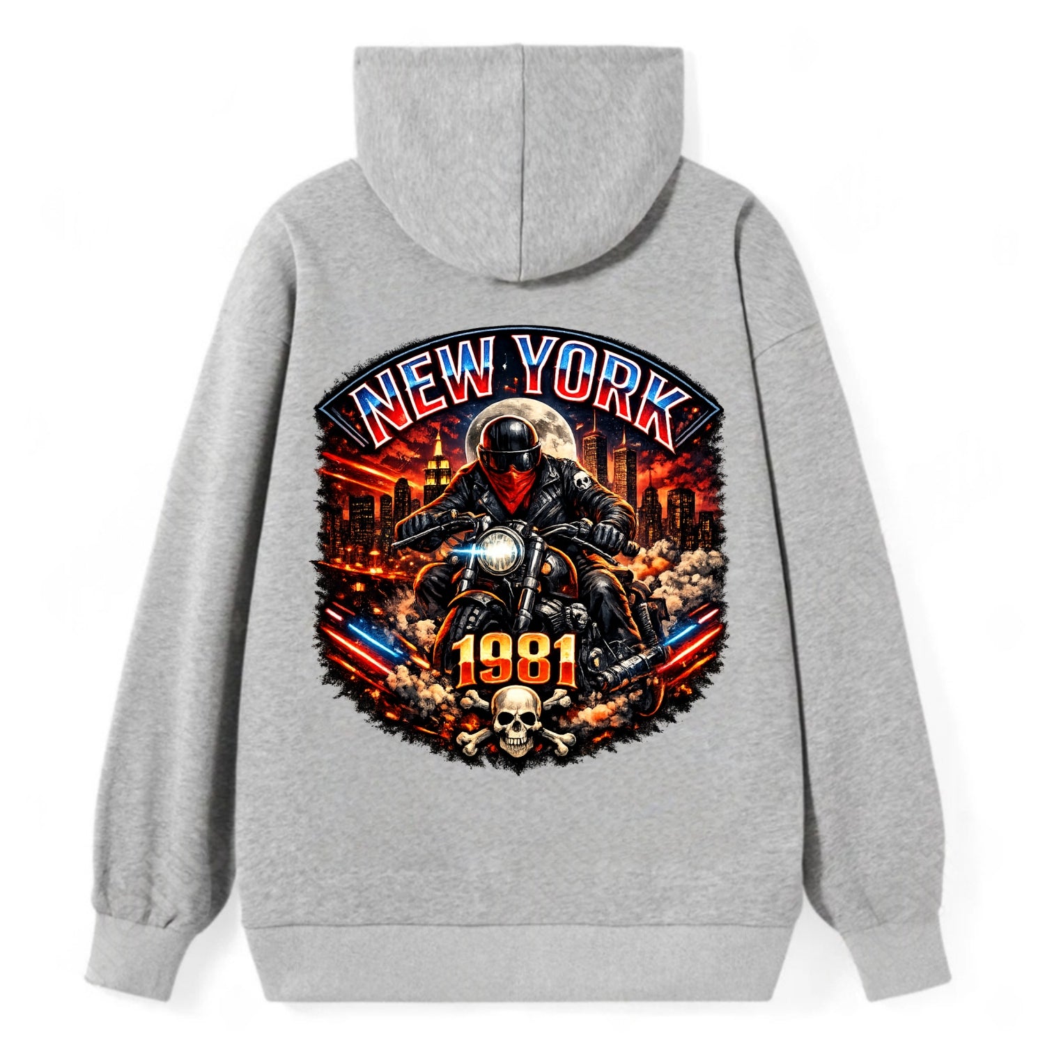 New York 1981 Biker - Classic Pullover Hoodie