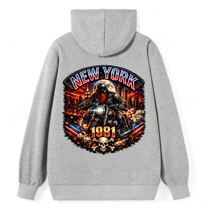 New York 1981 Biker - Classic Pullover Hoodie
