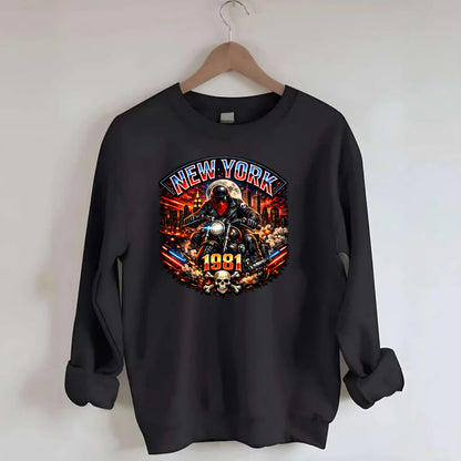 New York 1981 Biker - Crewneck Sweatshirt