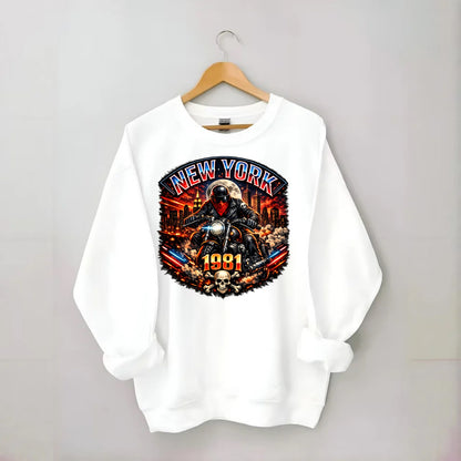 New York 1981 Biker - Crewneck Sweatshirt