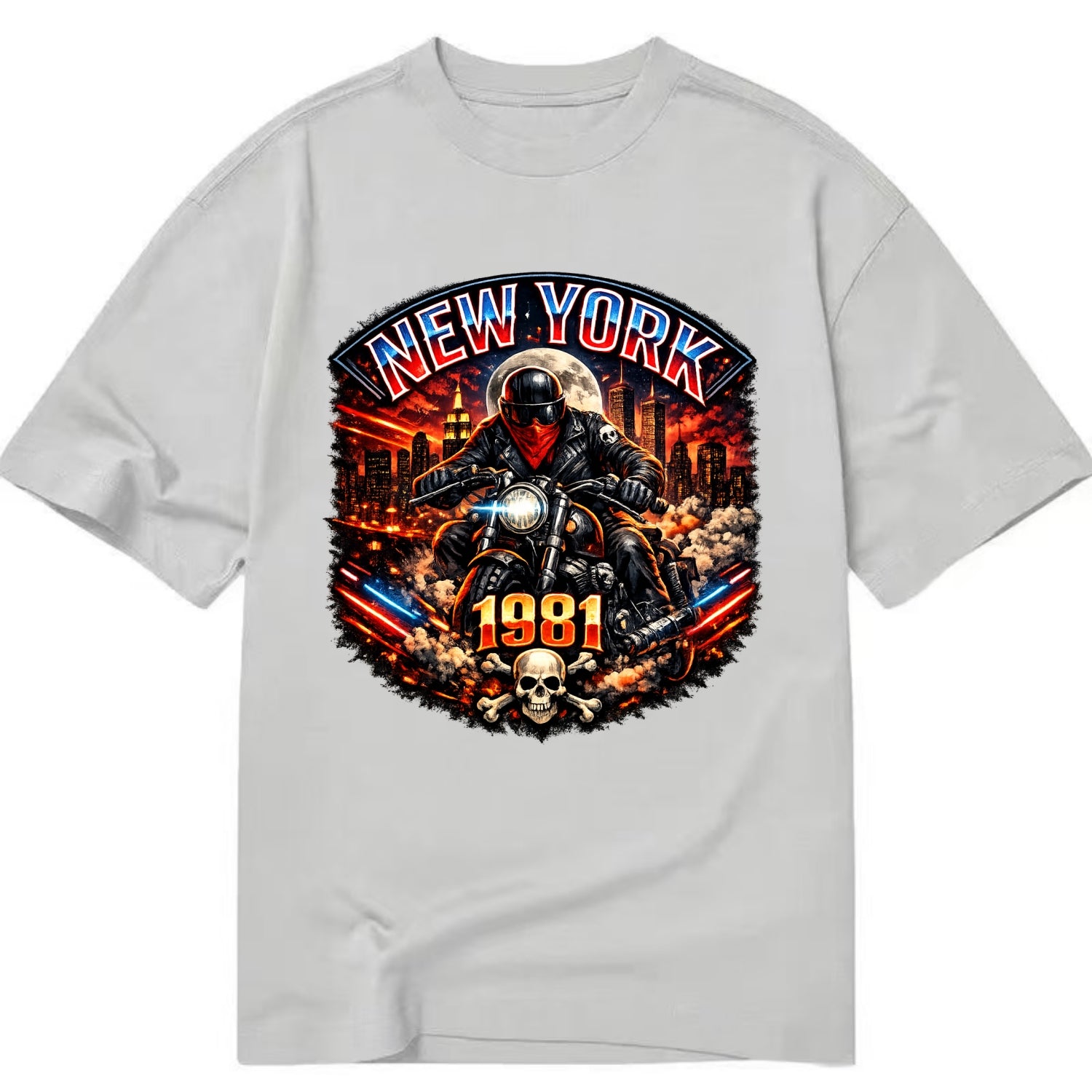 New York 1981 Biker - Classic T-shirt