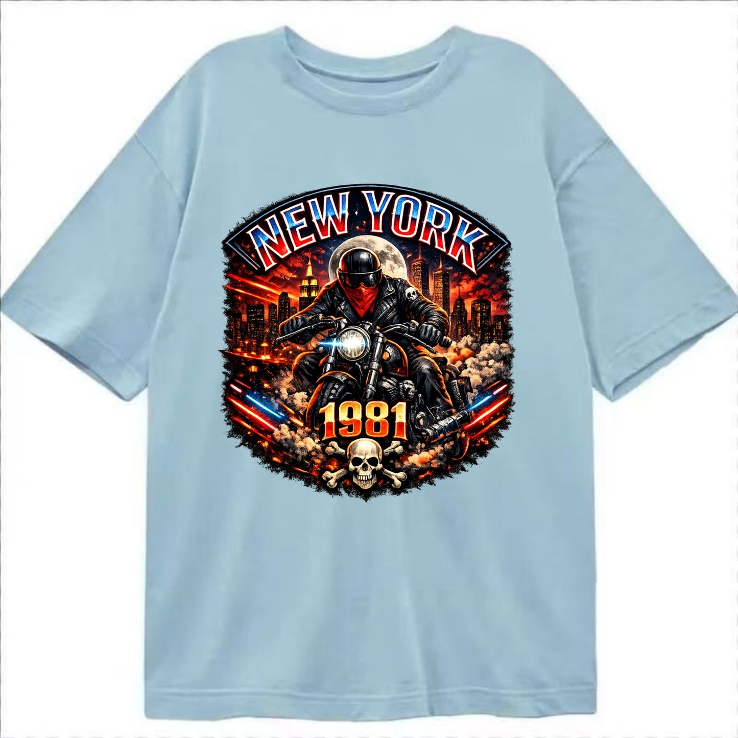 New York 1981 Biker - Classic T-shirt