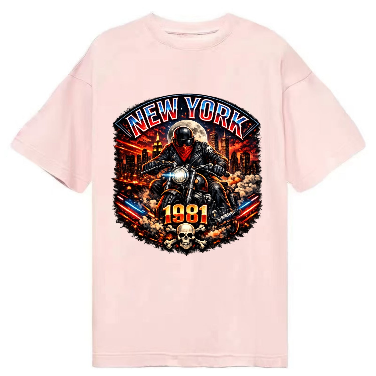 New York 1981 Biker - Classic T-shirt