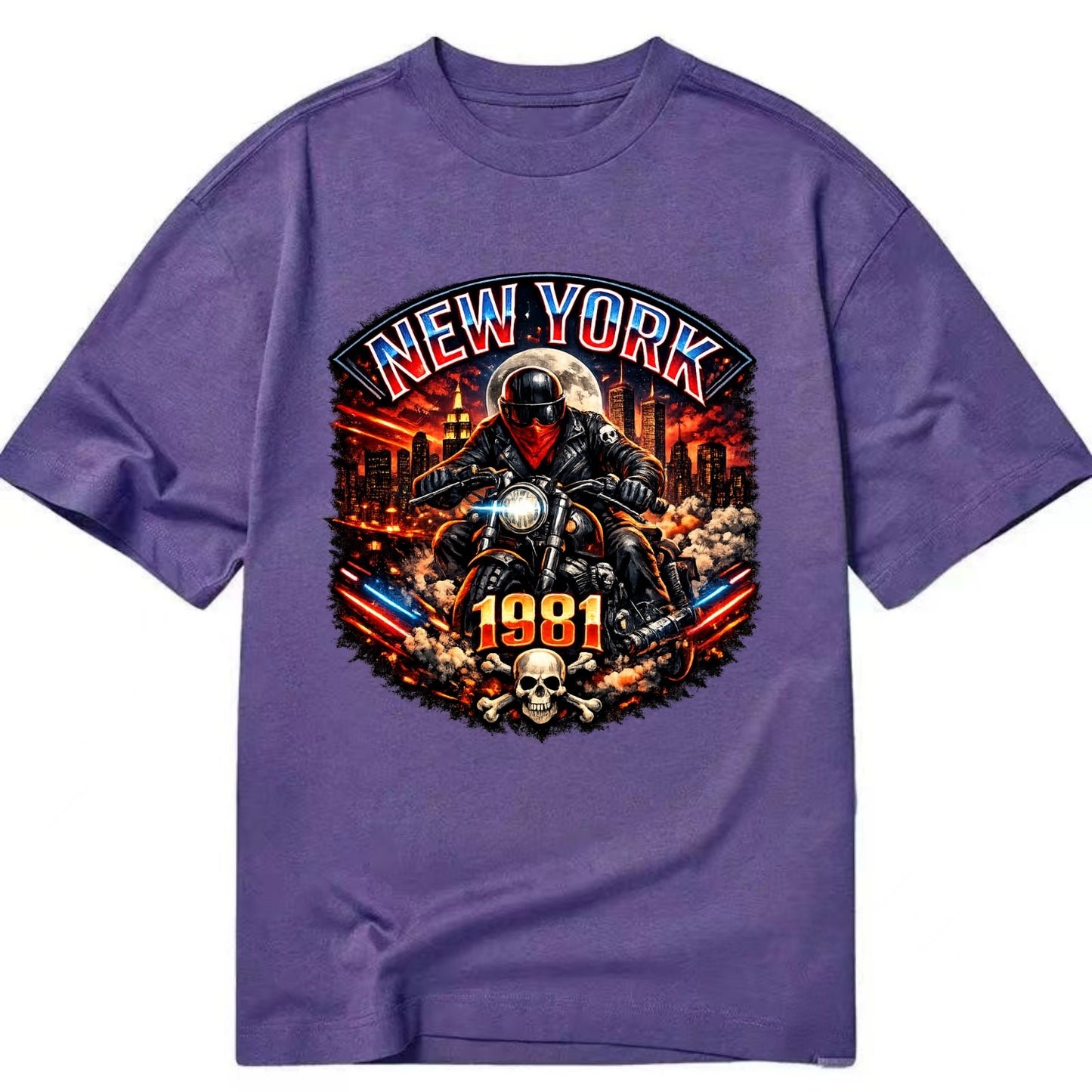New York 1981 Biker - Classic T-shirt