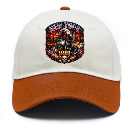 New York 1981 Biker - Two Tone Cap