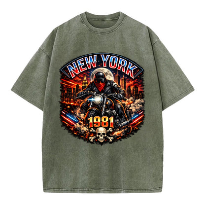 New York 1981 Biker - Vintage T-shirt