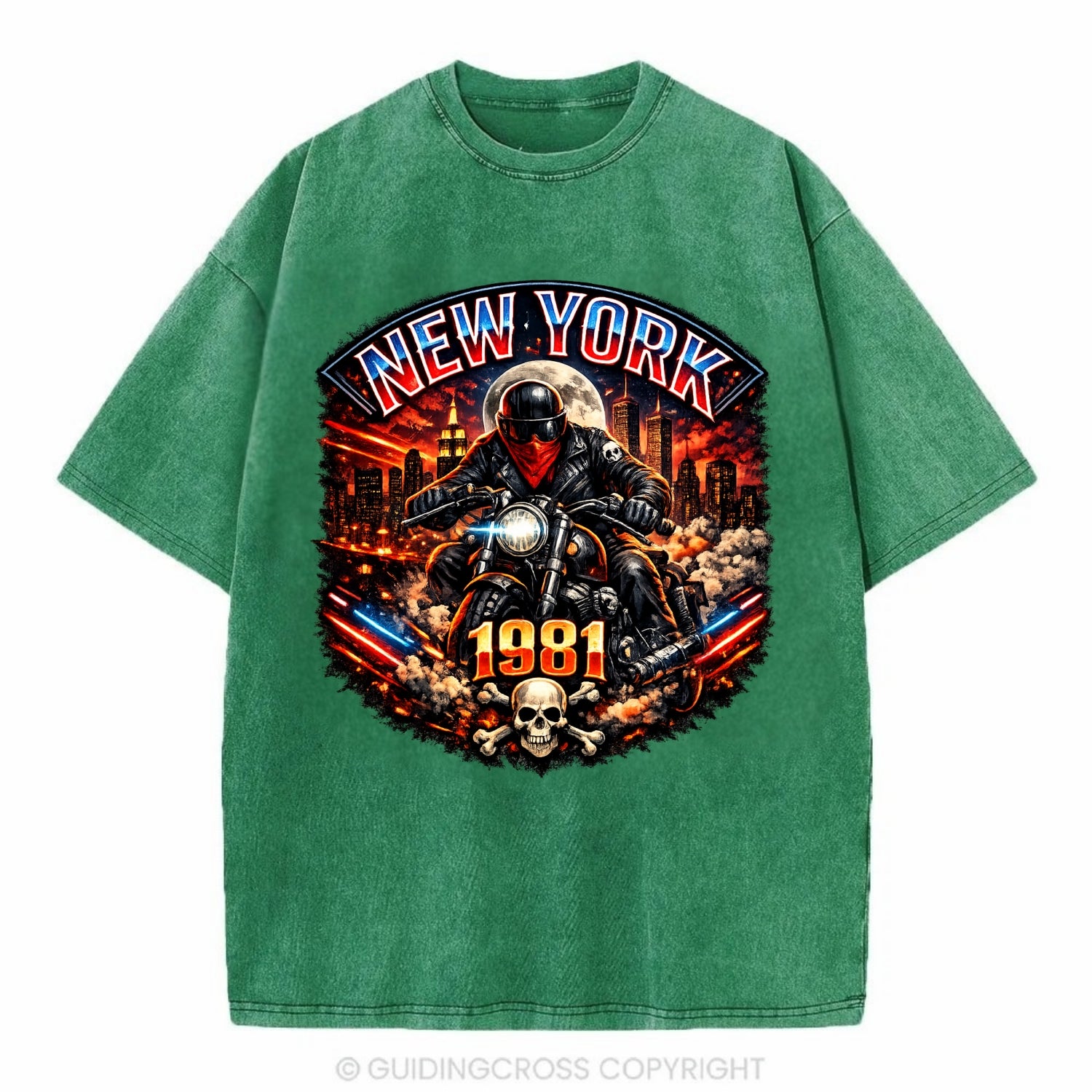 New York 1981 Biker - Vintage T-shirt