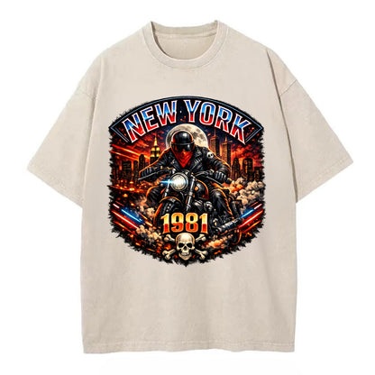 New York 1981 Biker - Vintage T-shirt
