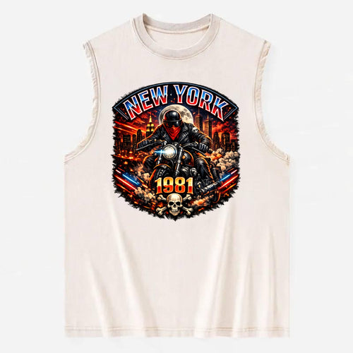 New York 1981 Biker - Vintage Washed Tank