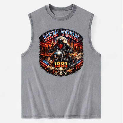 New York 1981 Biker - Vintage Washed Tank