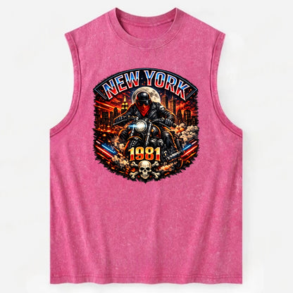 New York 1981 Biker - Vintage Washed Tank