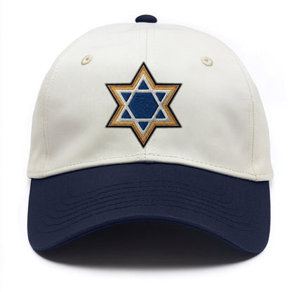 Star of David - Two Tone Cap - Navy