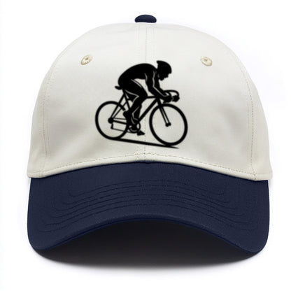 Sprint cyclist racing stance - Two Tone Cap - Navy