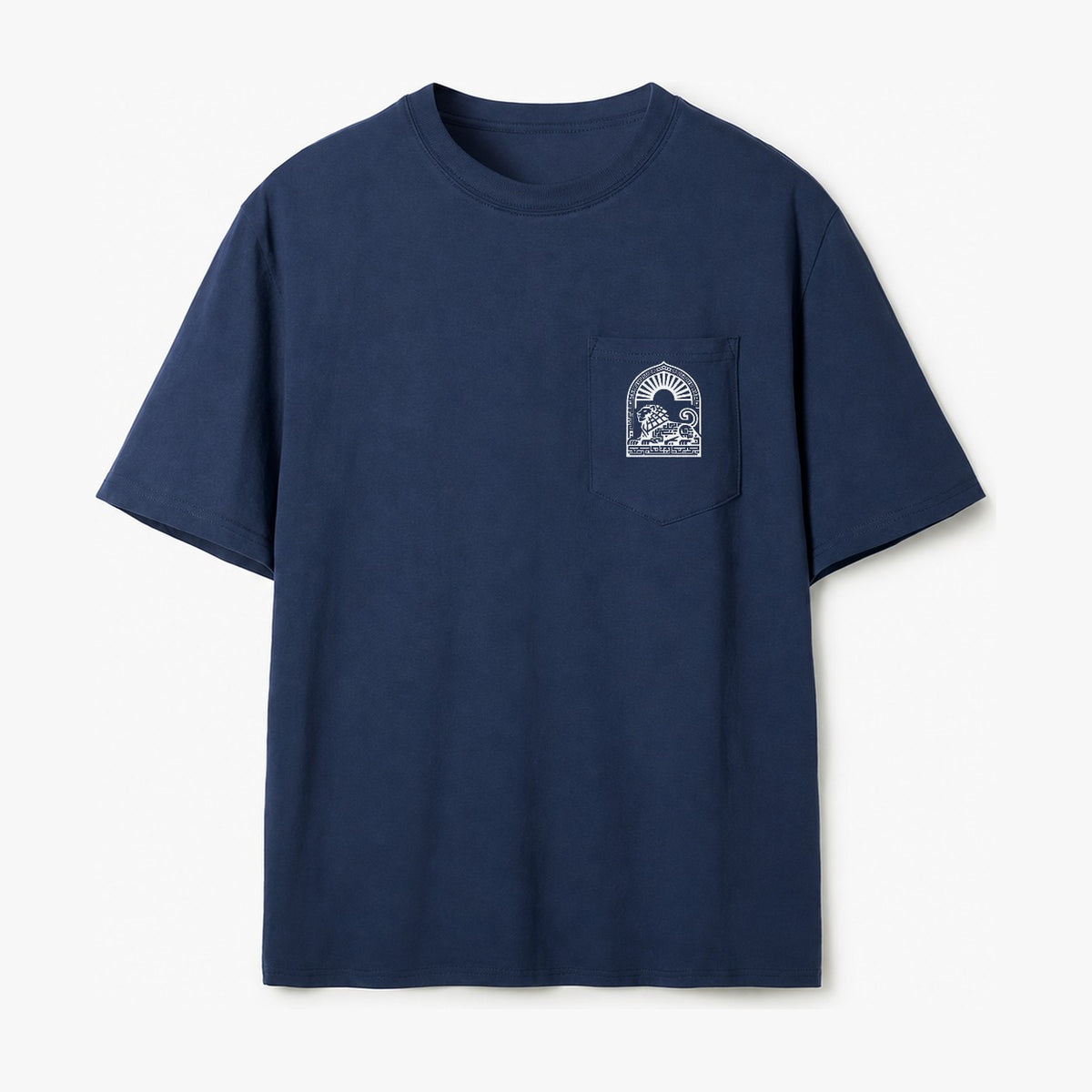 Persian Lion Arch Pocket T-Shirt – Navy