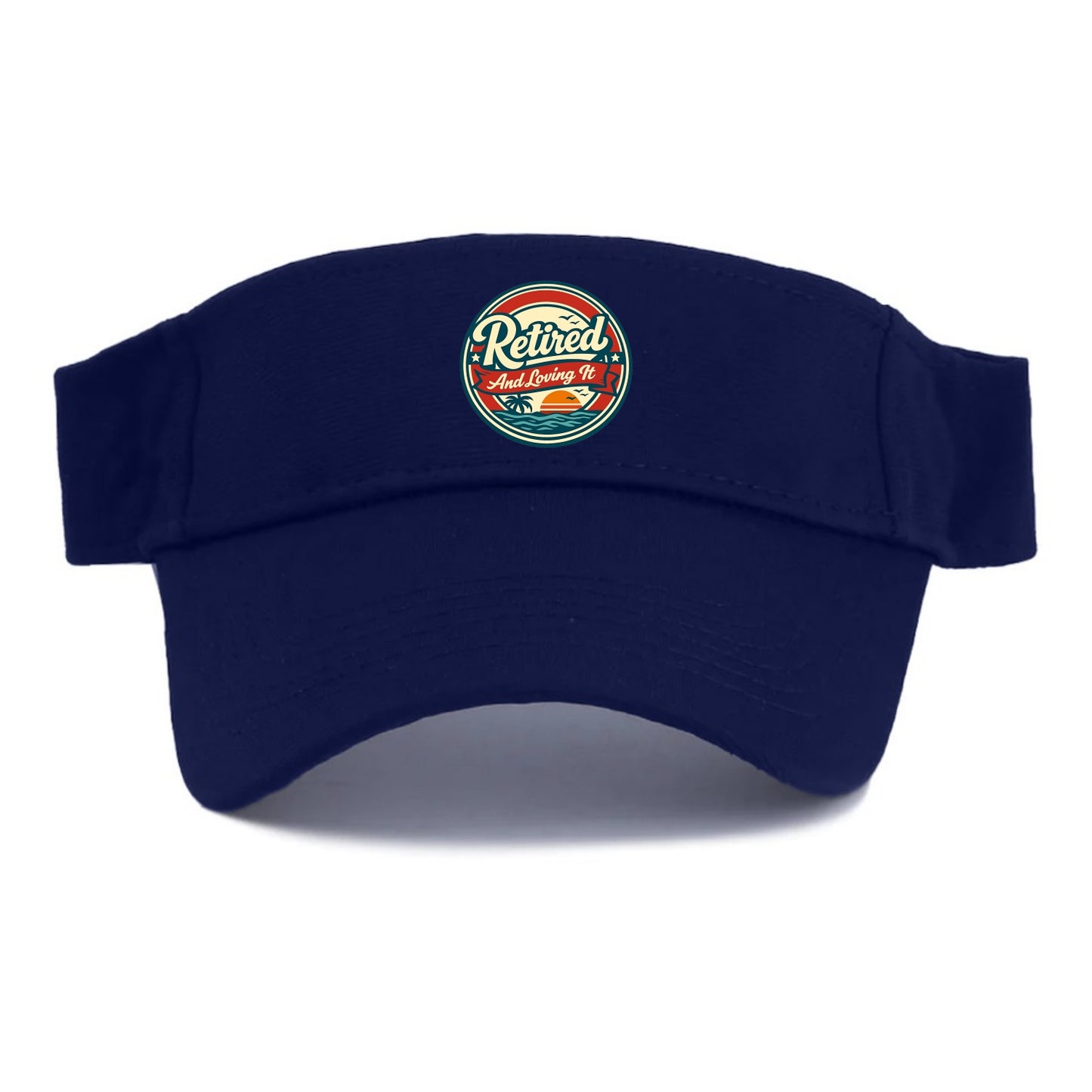 Carefree Retirement Emblem - Visor - Navy