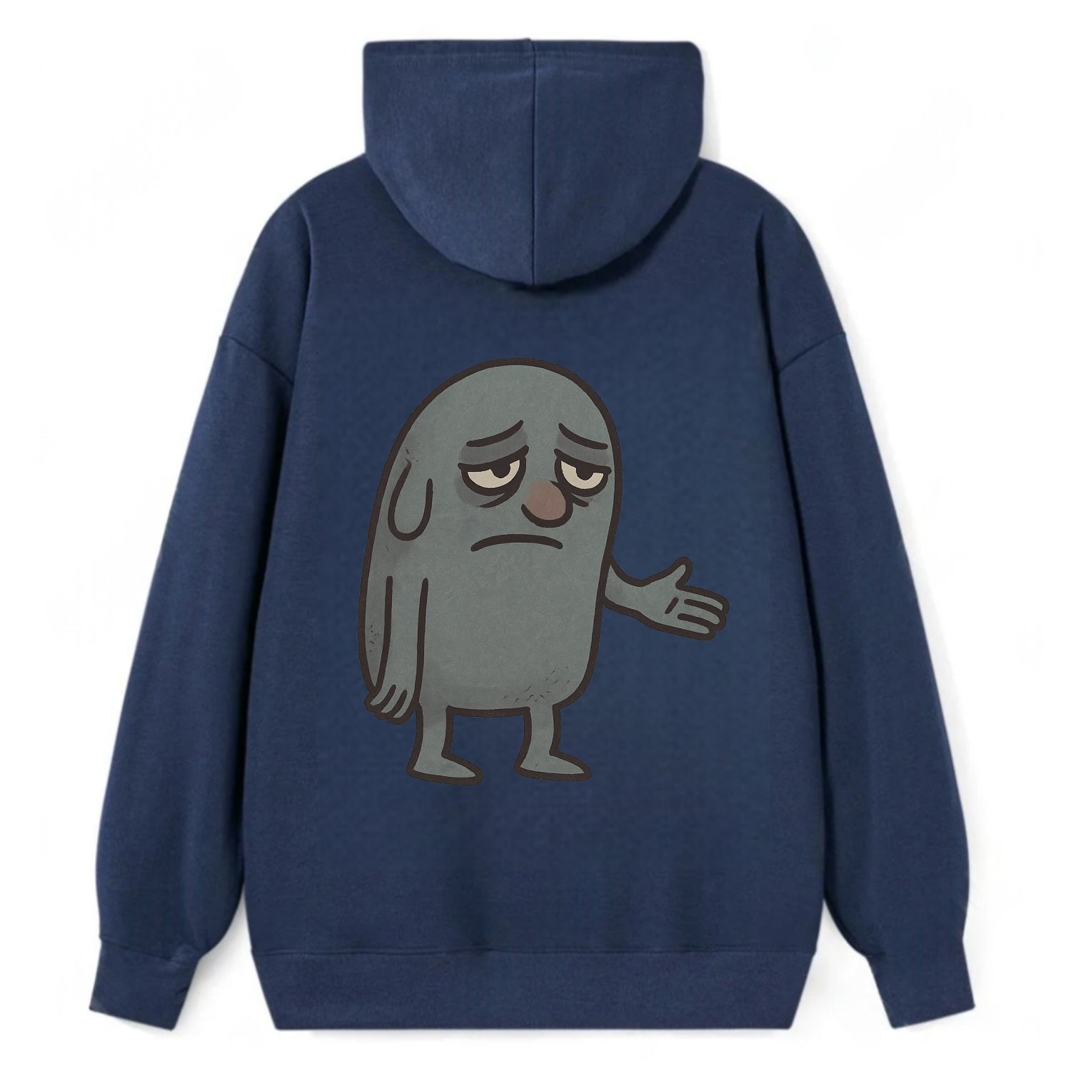 FOLLOWERS ARE GHOSTS | Transparent crowd following - Classic Pullover Hoodie - Navy