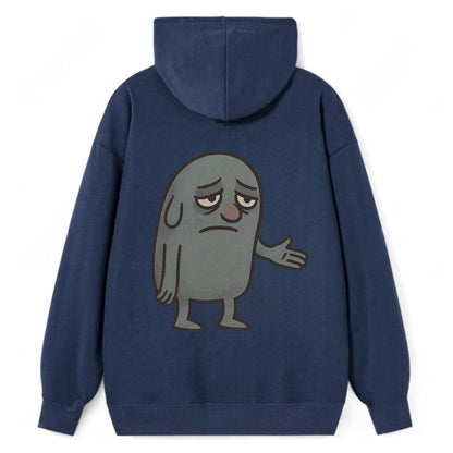 FOLLOWERS ARE GHOSTS | Transparent crowd following - Classic Pullover Hoodie - Navy