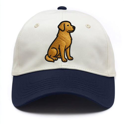 Golden Retriever - Contemporary geometri - Two Tone Cap