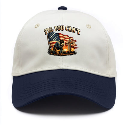 Til You Cant - Praying Cowboy - Two Tone Cap - Navy