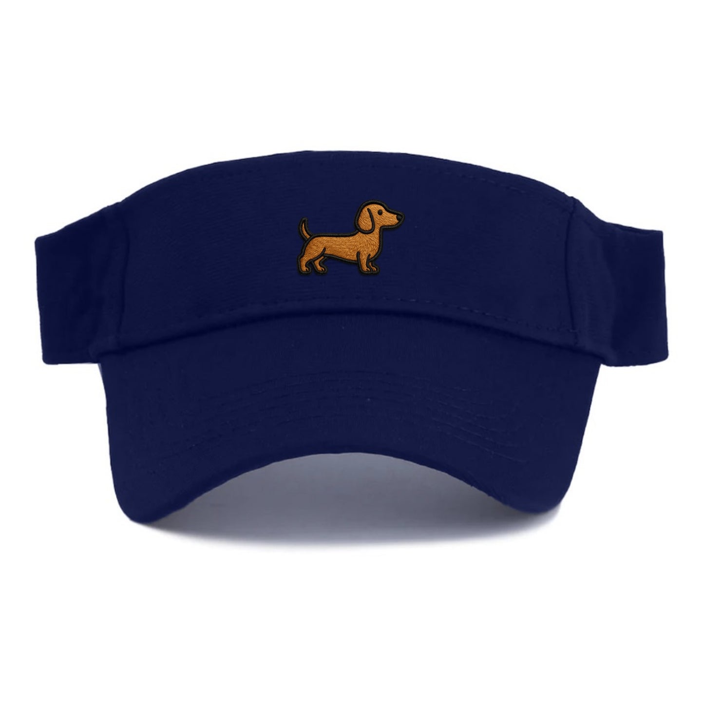 Dachshund - Modern elongated silhouette - Visor - Navy