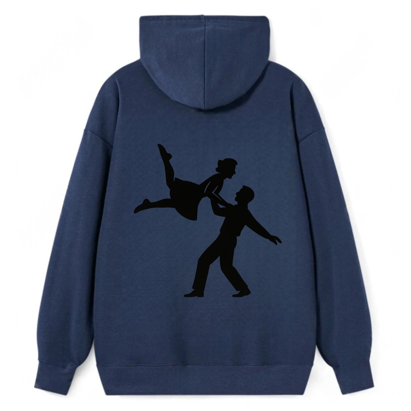 Swing dancers aerial lift - Classic Pullover Hoodie - Navy
