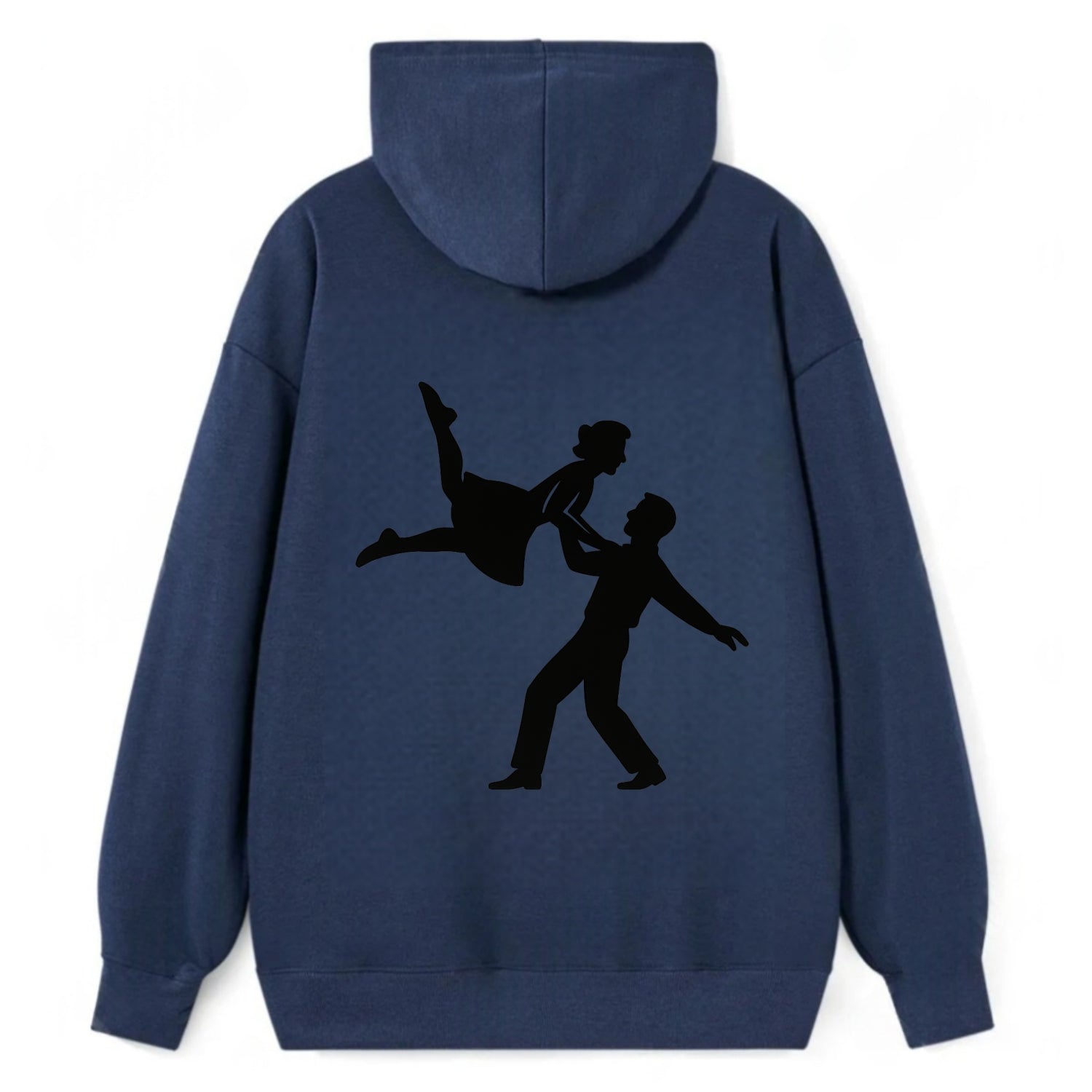 Swing dancers aerial lift - Classic Pullover Hoodie - Navy
