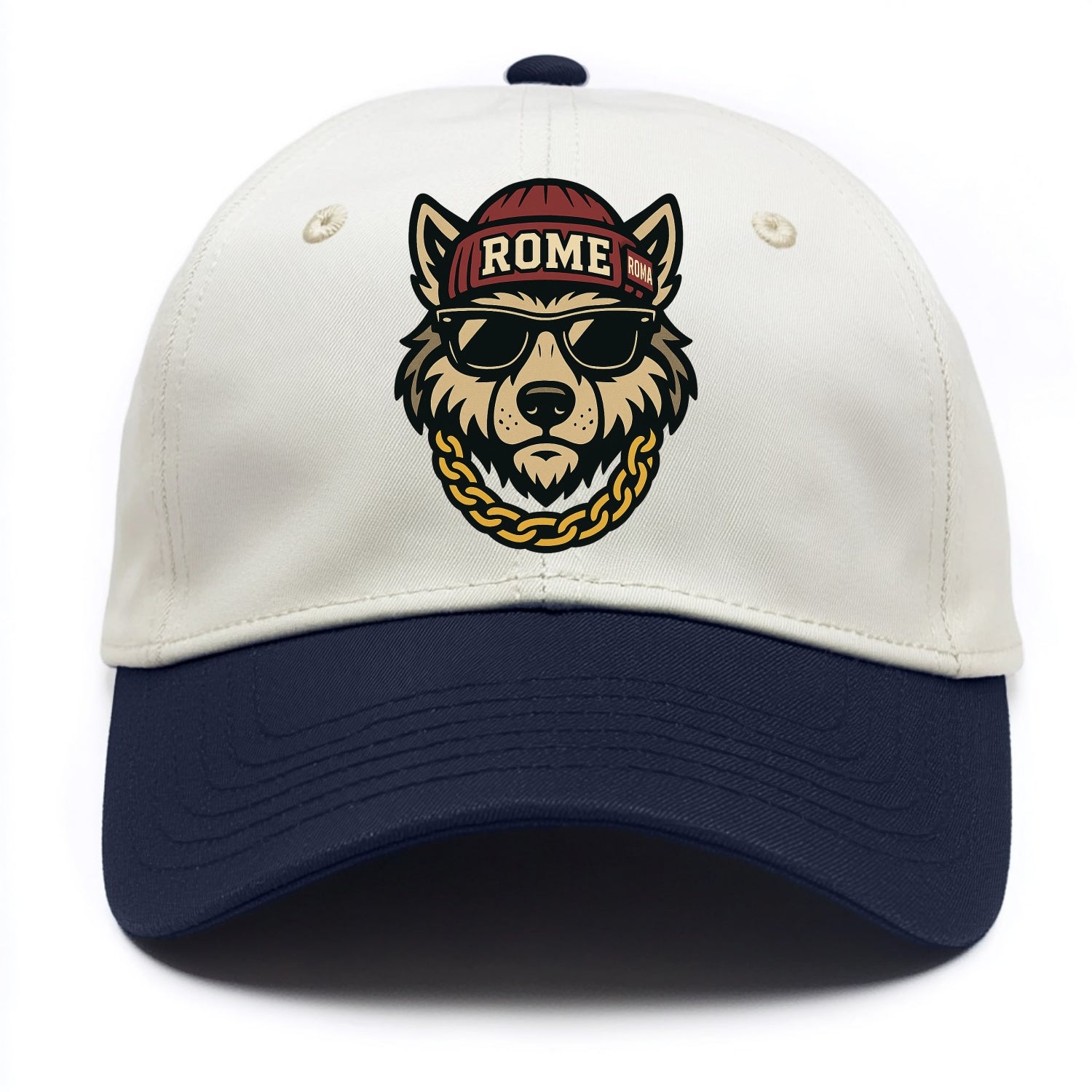 Rome Wolf - Two Tone Cap - Navy