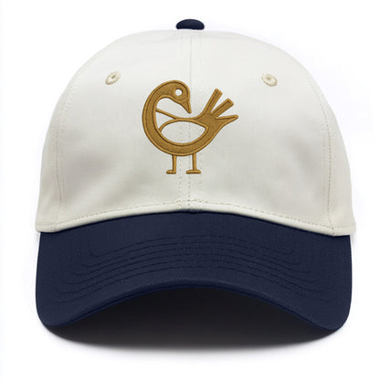 Adinkra Sankofa  - Two Tone Cap - Navy