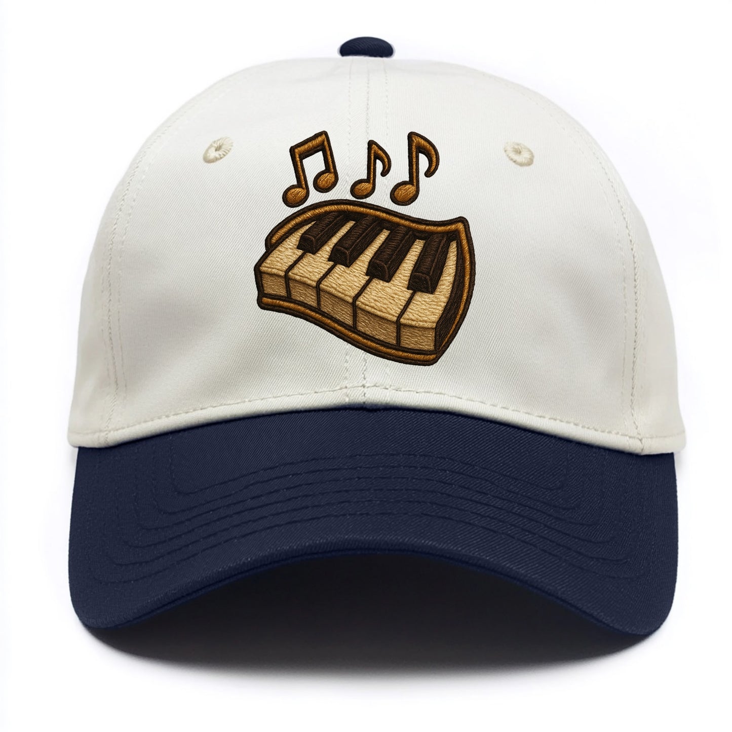 Piano Keys  - Two Tone Cap - Navy