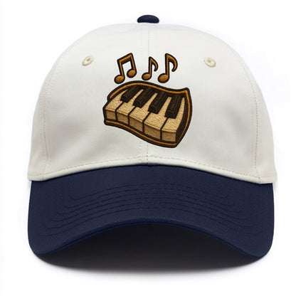 Piano Keys  - Two Tone Cap - Navy