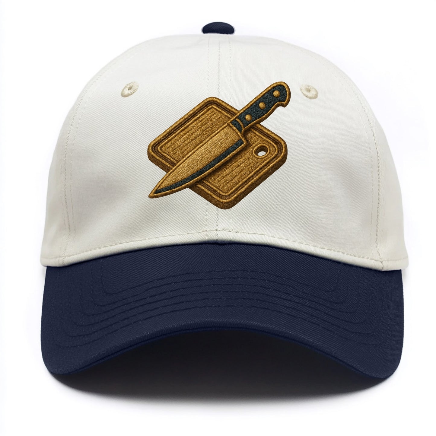 Chef knife with cutting board - culinary enthusiast - Two Tone Cap - Navy