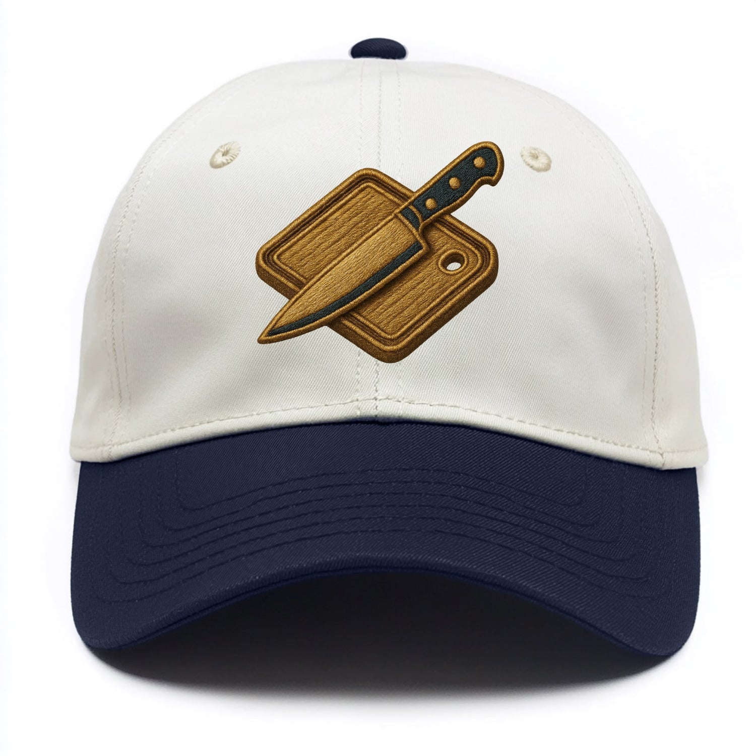 Chef knife with cutting board - culinary enthusiast - Two Tone Cap - Navy