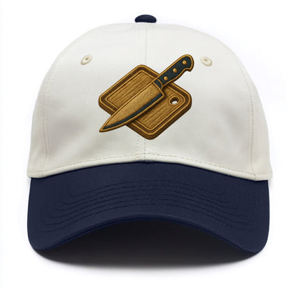 Chef knife with cutting board - culinary enthusiast - Two Tone Cap - Navy