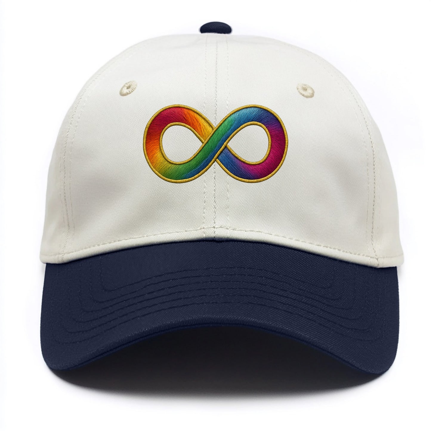 Infinity Symbol  - Two Tone Cap - Navy