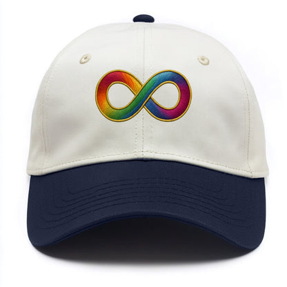 Infinity Symbol  - Two Tone Cap - Navy
