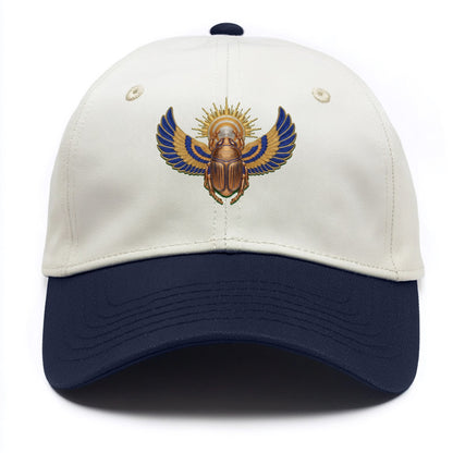 Winged Scarab - Two Tone Cap - Navy
