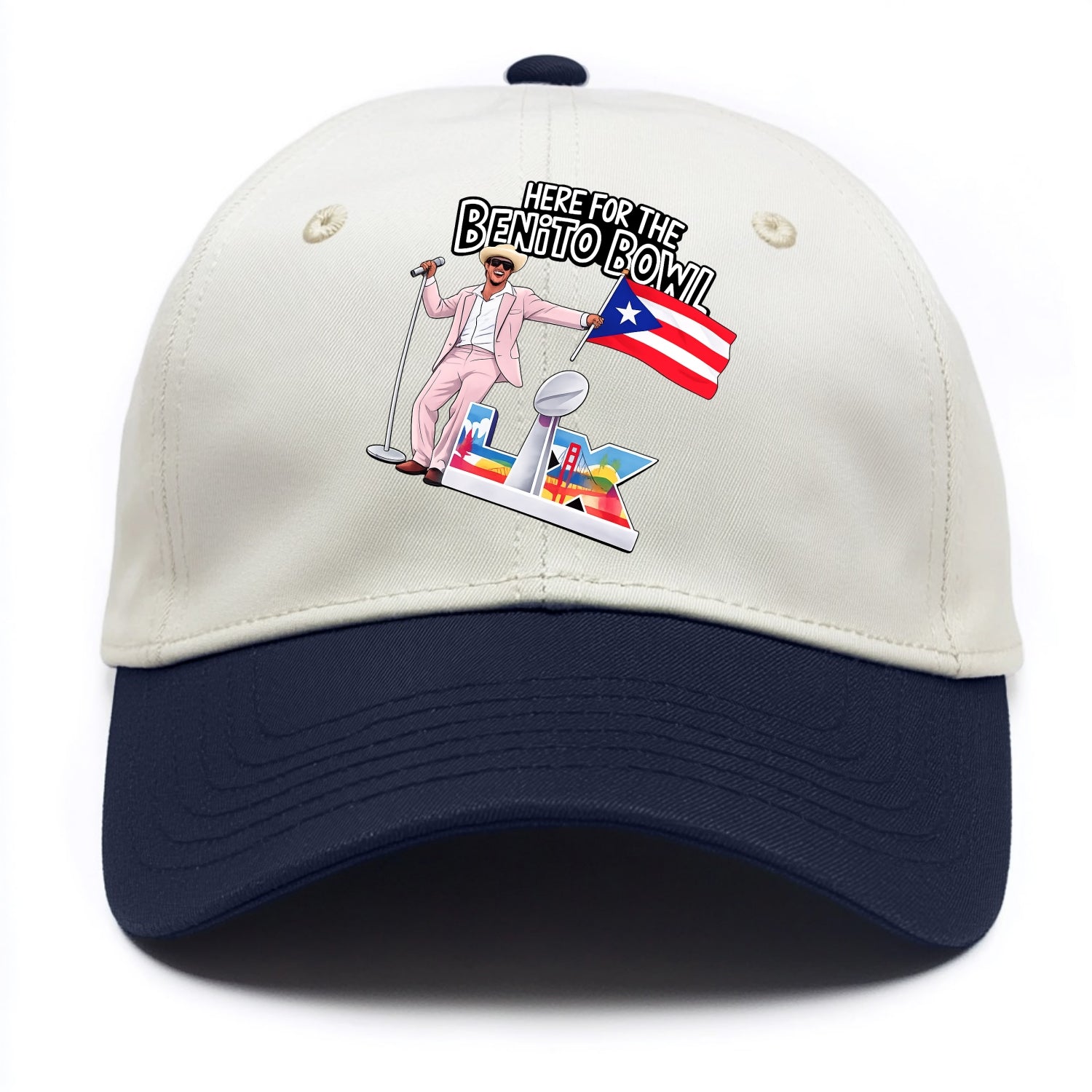 Here For The Bento Bowl - Two Tone Cap - Navy