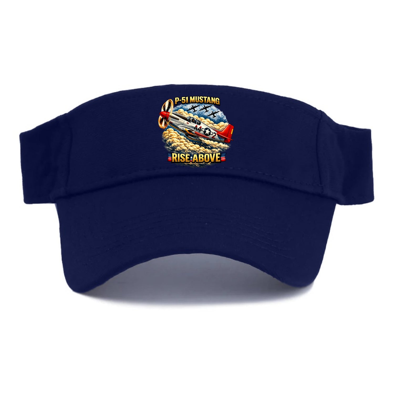 P 51 Mustang Rise Above - Visor - Navy