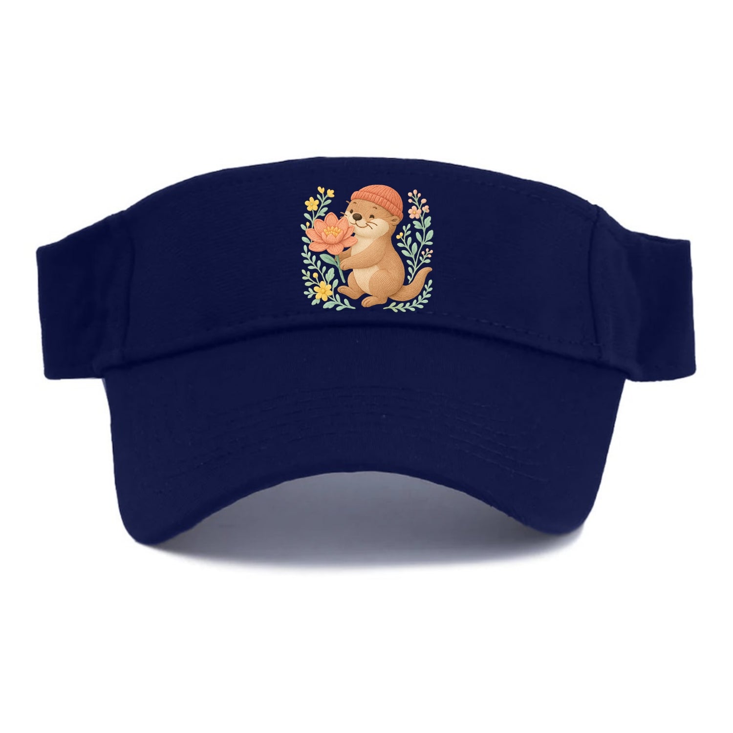 Peach Otter - Visor - Navy