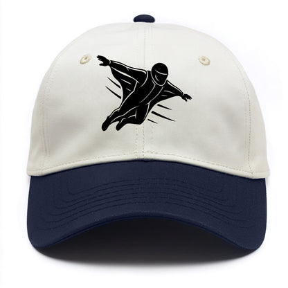 Wingsuit flyer gliding - Two Tone Cap - Navy