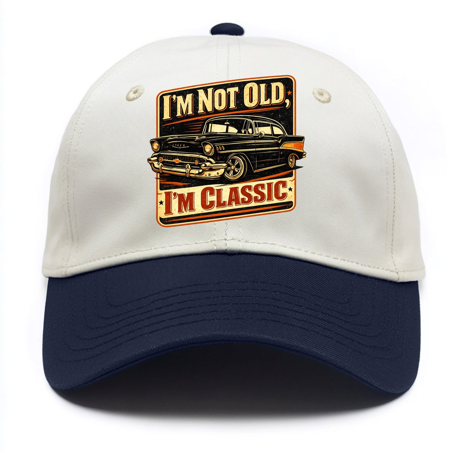 I'm Not Old I'm Classic - Two Tone Cap - Navy