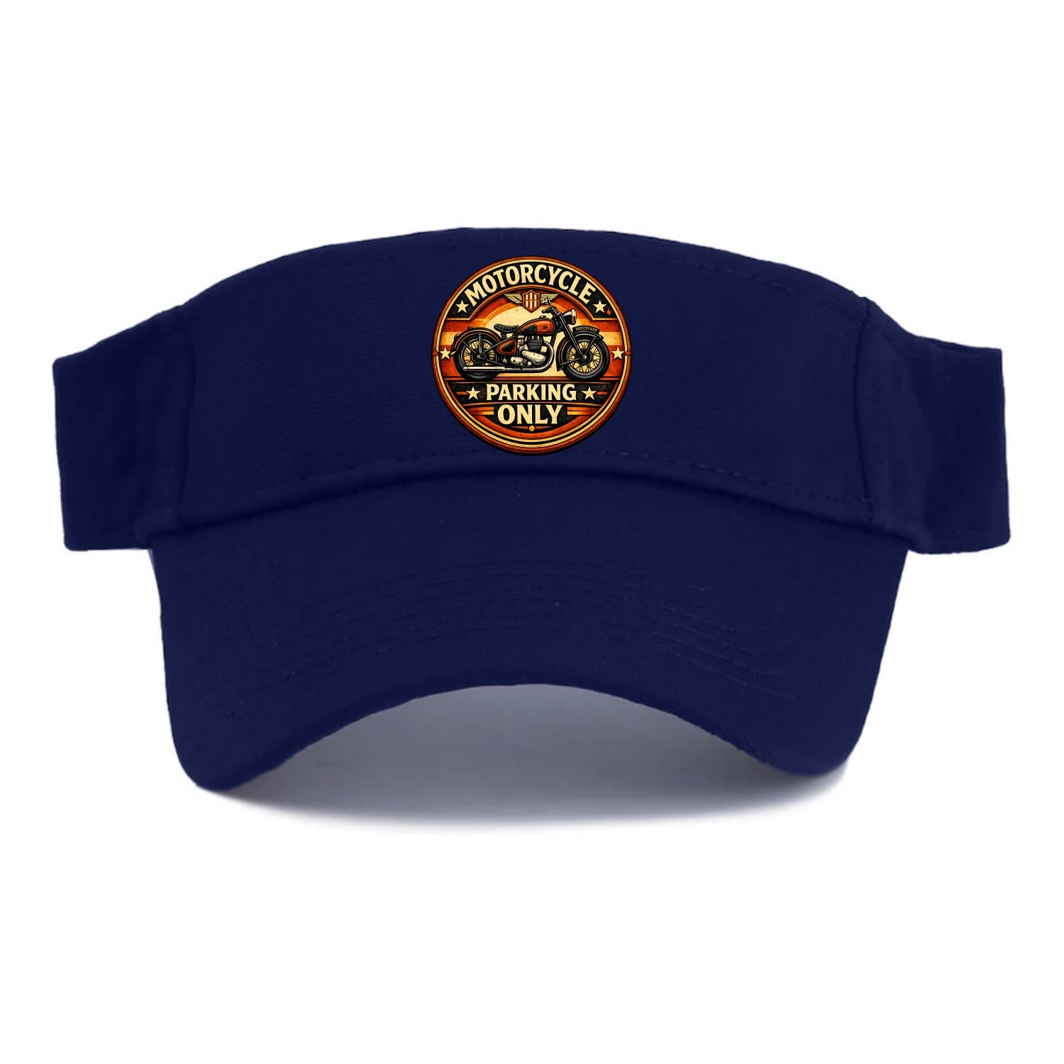 Motorcycle Parking Only - Visor - Navy