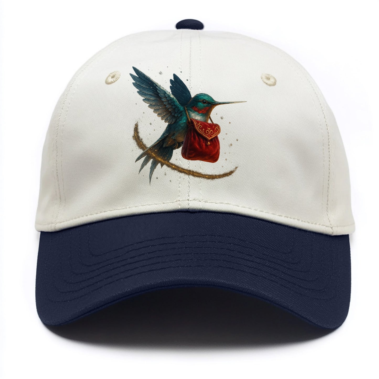Frostbite Hummingbird Courier  - Two Tone Cap - Navy