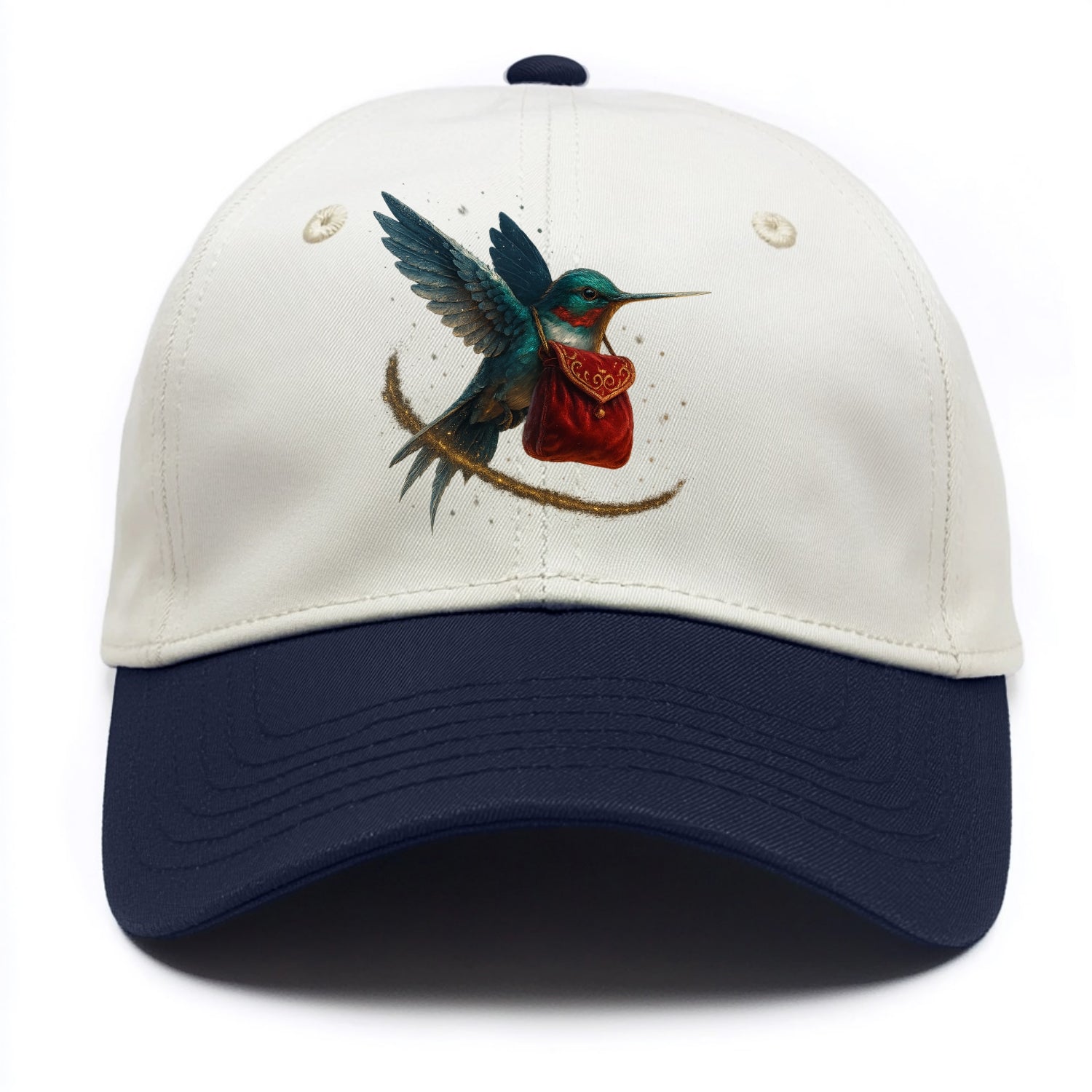 Frostbite Hummingbird Courier  - Two Tone Cap - Navy